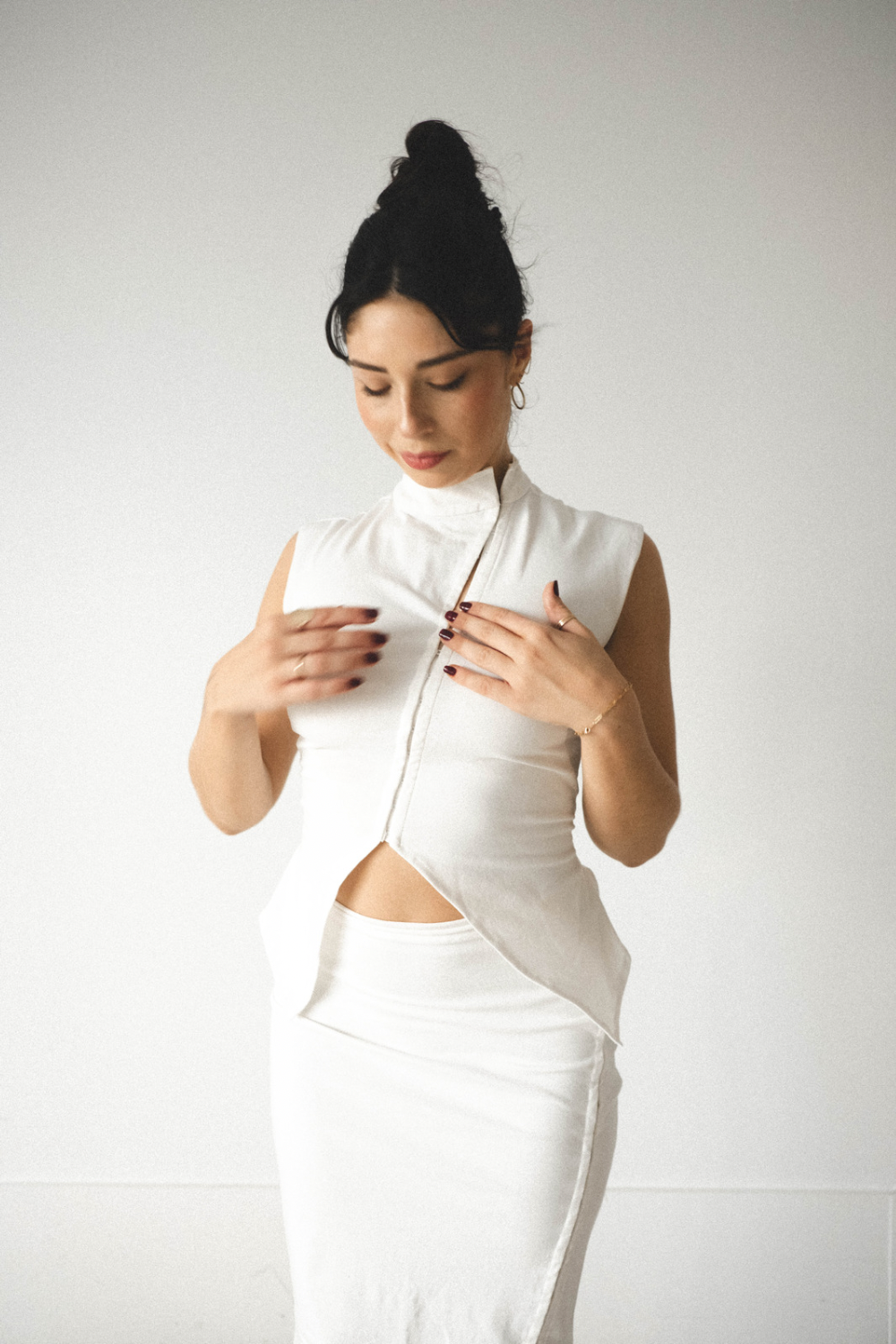 The Nola Vest Top - Light