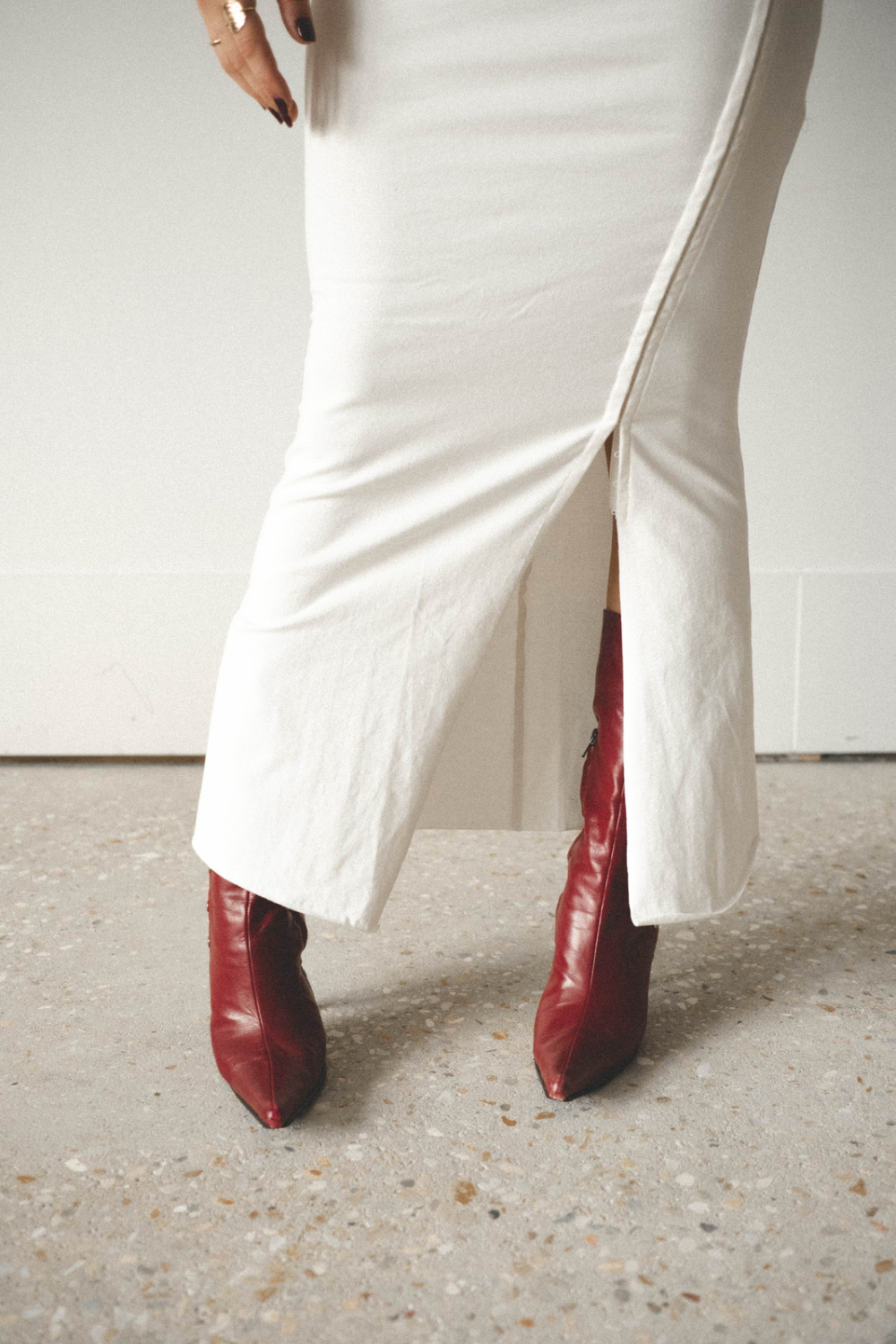 The Nola Midi Skirt - Light